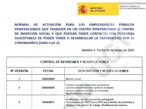 Normas actuaci&oacute;n frente personas que pudieran tener contacto con COVID19