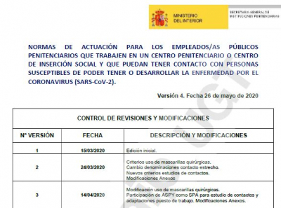 Normas actuaci&oacute;n frente personas que pudieran tener contacto con COVID19