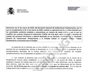 Orden sobre Flexibilidad horaria no sujeta a turnicidad