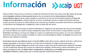 Grupo de trabajo encuadramiento personal laboral