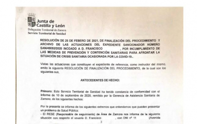 Libre de comisi&oacute;n de infraci&oacute;n por cuarentena de Covid