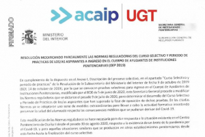 Resolucion modificaci&oacute;n normas periodo en practicas OEP 2019