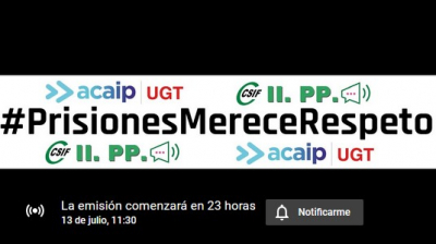 Rueda de prensa ACAIP+UGT y CSIF (13 julio a las 11h30)