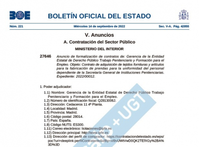 Formalizaci&oacute;n contratos uniforme II.PP