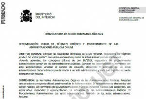 Cursos de Procedimiento, proteccion datos y Ley contratos