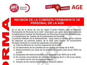 Comunicado reuni&oacute;n comisi&oacute;n permanente AGE