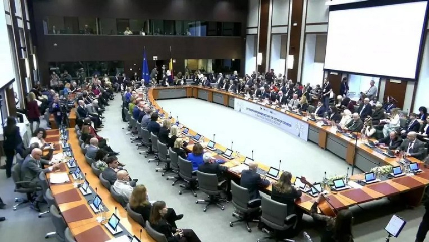 Acto oficial de la UE por las Víctimas del Terrorismo celebrado en Bruselas.