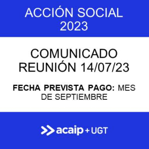Comunicado reuni&oacute;n ACCION SOCIAL 2023