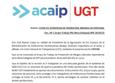 COVID 19, ESTRATEGIA DE TRANSICI&Oacute;N, MEDIDAS DE PERSONAL