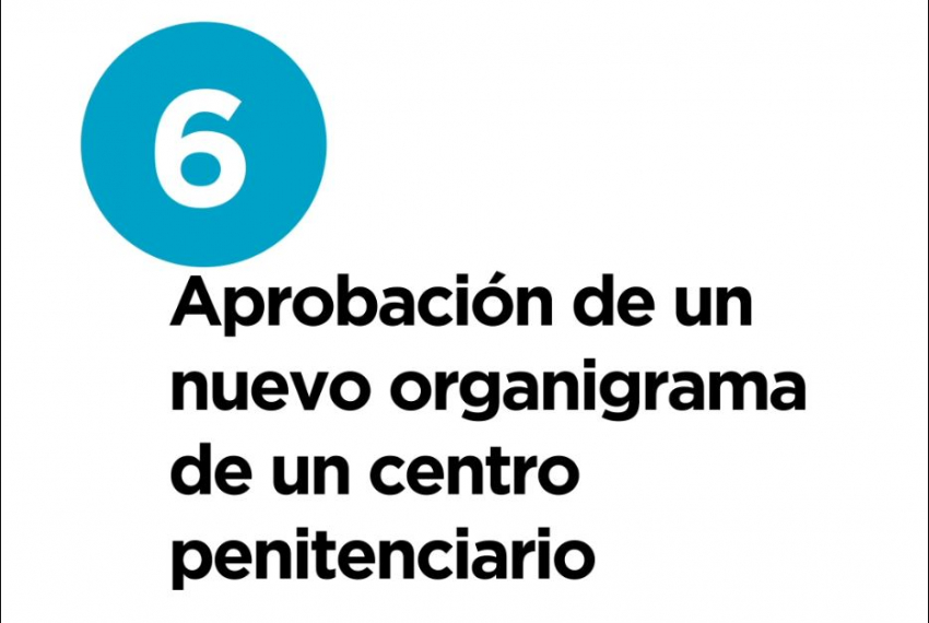 12 razones y medidas - 6. Aprobaci&oacute;n de un nuevo organigrama