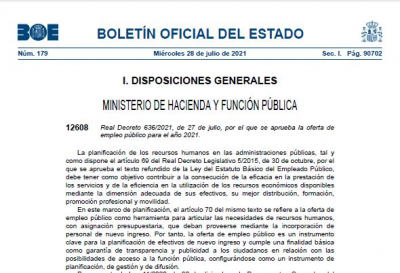 OEP 2021 de Instituciones Penitenciarias